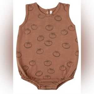 Rylee and Cry Tomato Bubble Romper
